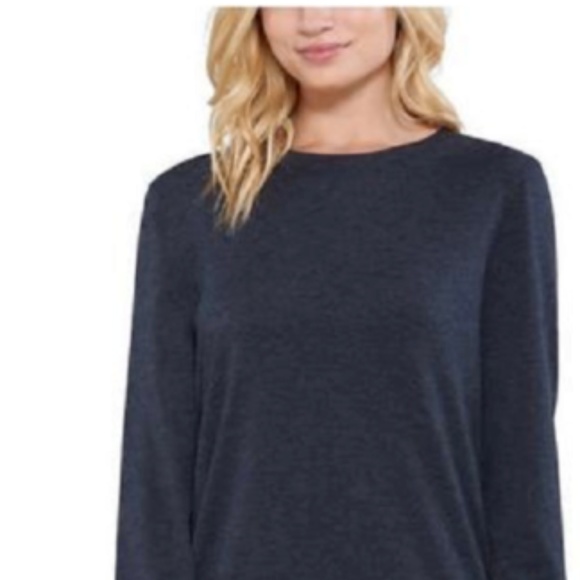Matty M Women's Long Sleeve Tee with Side Zippers - Picture 5 of 5